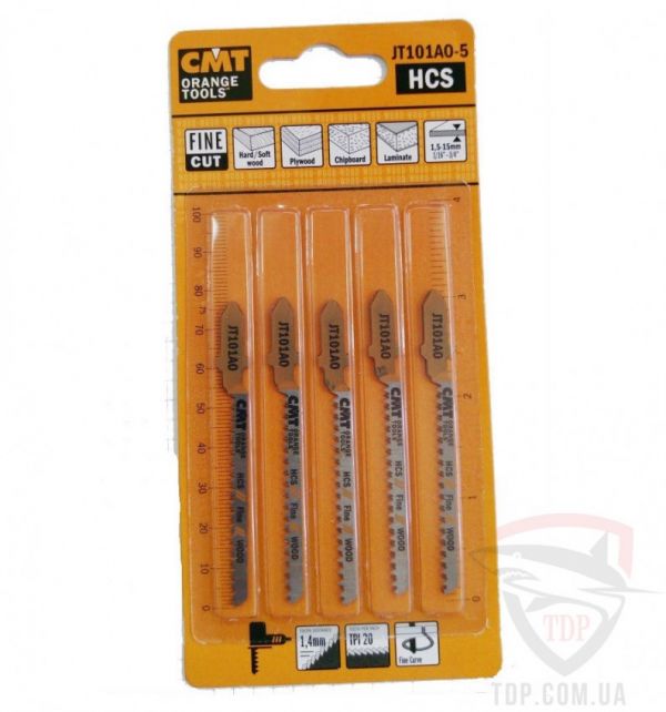 JT101AO-5 Пильне полотно  I=50 L=76 5 шт. відстань між зубами 1,4