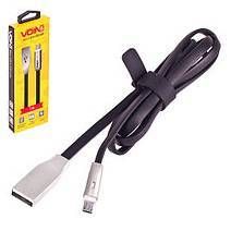 Кабель VOIN VL-002BK USB - Micro USB 1м чорний