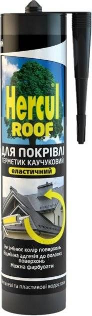 Каучуковий клей HERCUL ROOF прозорий 280мол.