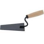 Кельма плиточника КП (сталь 45) товщина металу 1,2мм, молоткова фарба, біла воскована ручка Кельма плиточника КП (сталь 45) товщина металу 1,2мм, молоткова фарба, біла воскована ручка