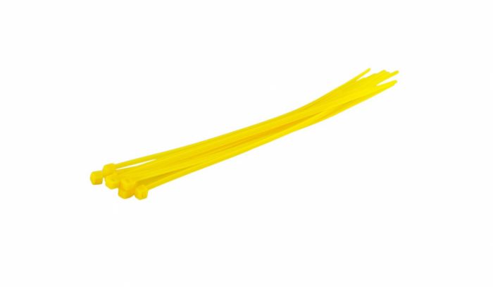 Хомут пластиковий MASTERTOOL 3.6х200 мм 100 шт жовтий 20-1721