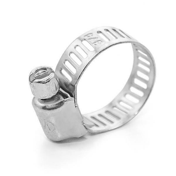 Хомут сталевий оцинкований, 8 мм, Ø - 13-23 мм INTERTOOL TC-0013 Хомут сталевий оцинкований, 8 мм, Ø - 13-23 мм INTERTOOL TC-0013