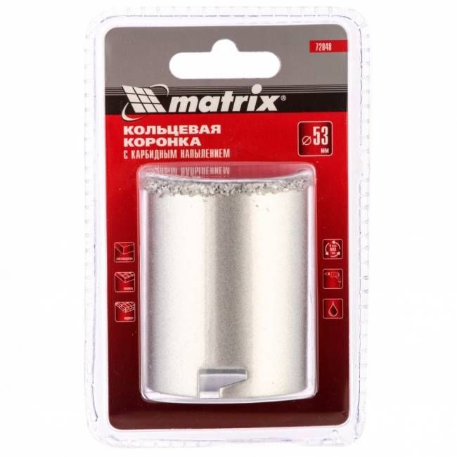 Кільцева коронка з карбідним напиленням, 53 мм, MTX.