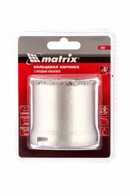 Кільцева коронка з карбідним напиленням, 67 мм, MTX