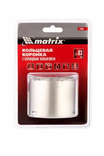Кільцева коронка з карбідним напиленням, 83 мм, MTX.
