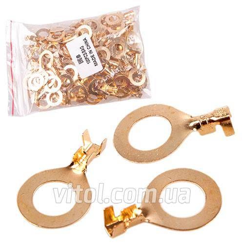 Клема плоска неізольована 6,3мм (мама) Клема плоска неізольована 6,3мм (мама)