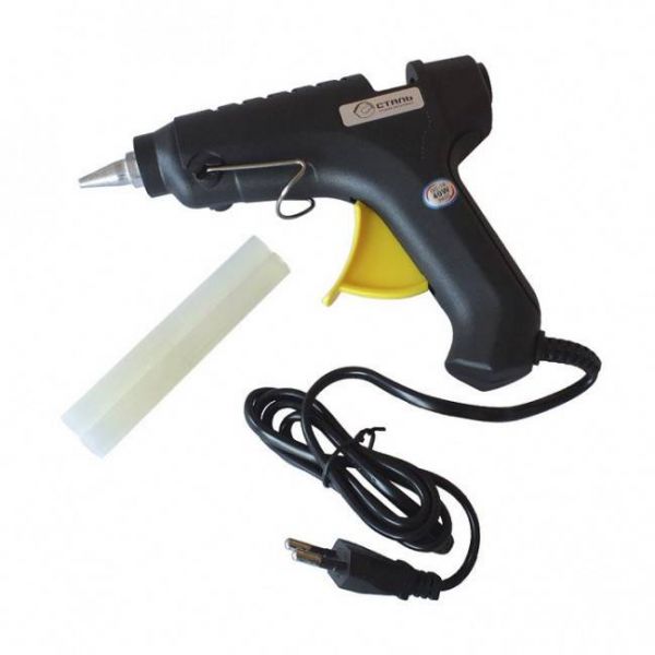 Клейовий пістолет 40W із стрижнями 2 шт. 11х200 мм. Сталь, 80140