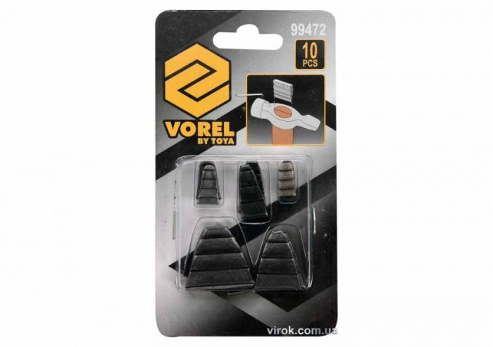 Клини для молотків VOREL 28 x 32, 25 x 21, 25 x 12, 18 x 10, 17 x 8; 10 шт