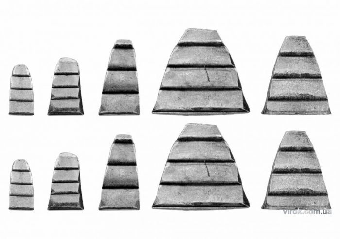 Клини для молотків VOREL 28 x 32, 25 x 21, 25 x 12, 18 x 10, 17 x 8; 10 шт