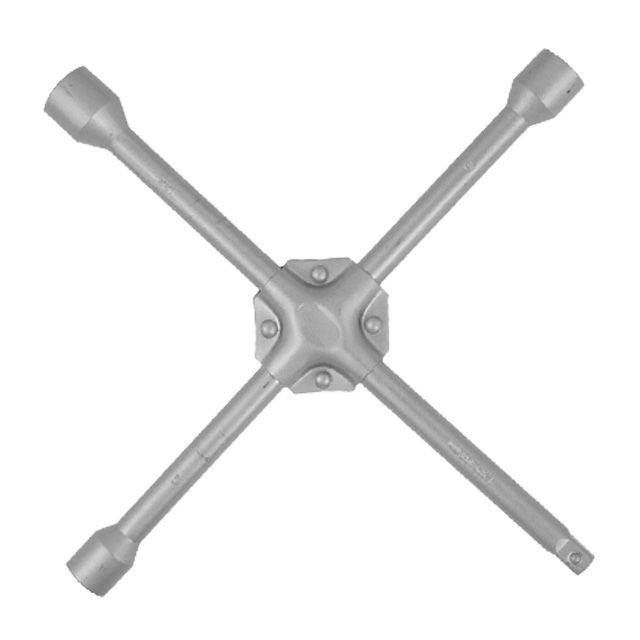 Ключ балонний хрестовий, укріплений, 1/2", 355×16 мм, 17×19×21 мм INTERTOOL HT-1604