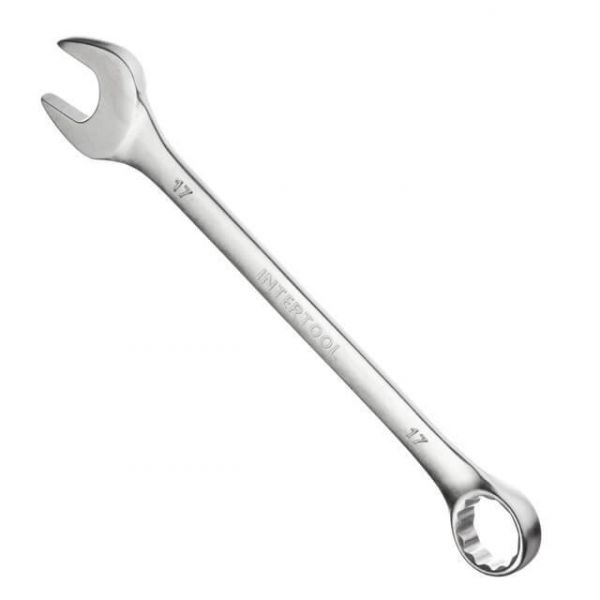 Ключ комбінований 17мм Cr-V INTERTOOL HT-1217
