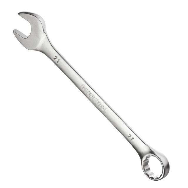 Ключ комбінований 21мм Cr-V INTERTOOL HT-1221