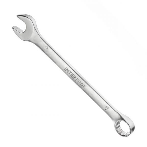 Ключ комбінований 9мм Cr-V INTERTOOL HT-1209