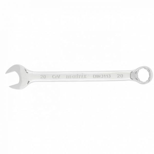 Ключ комбінований 20 мм, CrV, полірований хром, MTX