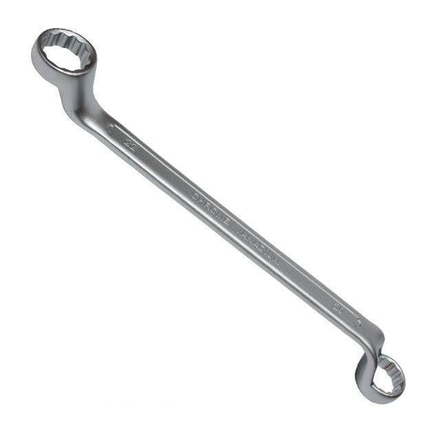 Ключ накидний, 8-9 мм, Cr-V, покриття: сатин-хром, DIN838, STORM INTERTOOL XT-1208