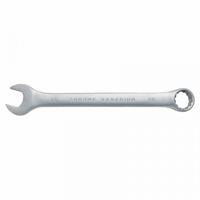 Ключ ріжково-накидний 20мм CrV satine з підвісом Sigma (6021651)