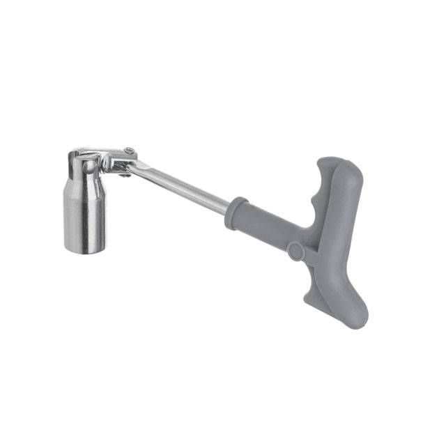 Ключ свічковий Т-подібний з шарниром 21х250 мм INTERTOOL HT-1722