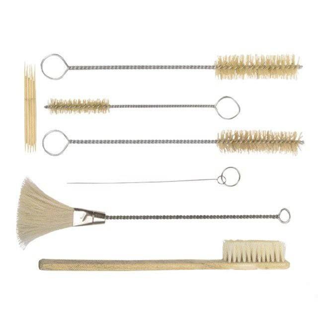 Комплект для чистки фарбопультів (пістолетів фарбувальних), 12 од. INTERTOOL PT-0290