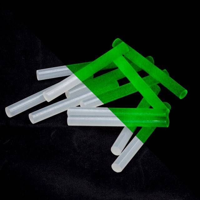 Комплект клейових стрижнів флуоресцентних, 11,2×100 мм, 12 шт. INTERTOOL RT-1037