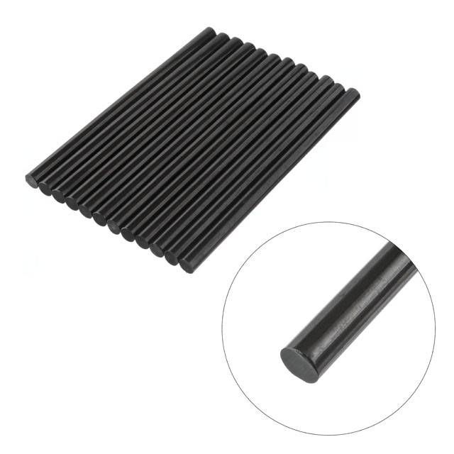 Комплект клейових стрижнів чорних, 11,2×200 мм, 12 шт. INTERTOOL RT-1023