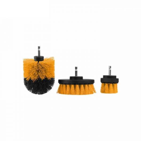 Комплект нейлонових щіток-насадок Tolsen, 3 шт, для шуруповерта