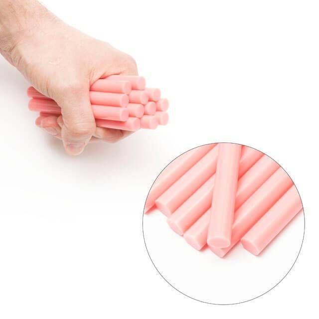 Комплект клейових стрижнів рожевих, 11,2×100 мм, 12 шт. INTERTOOL RT-1045