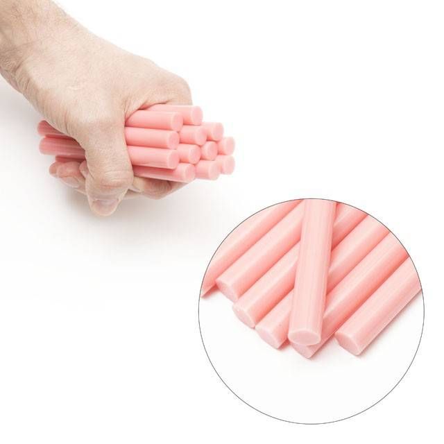 Комплект клейових стрижнів рожевих, 11,2×100 мм, 12 шт. INTERTOOL RT-1045