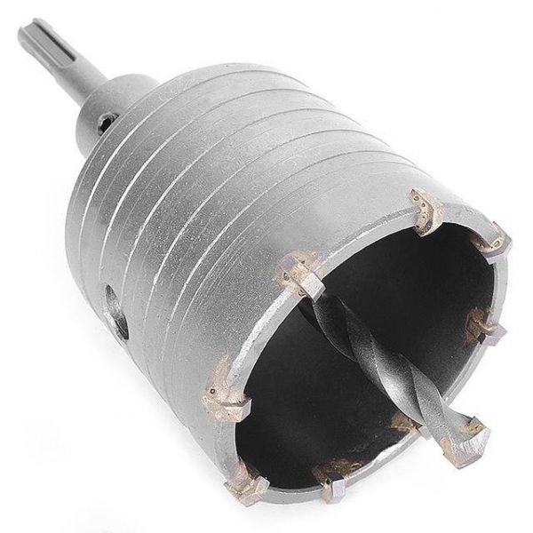 Свердло корончате по бетону 65 мм, перехідник SDS-Plus 100 мм INTERTOOL SD-7065