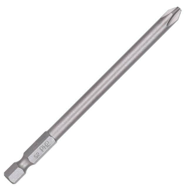 Комплект насадок до викруток PH2, 1/4", 100 мм, уп. 10 шт., STORM INTERTOOL VT-0072