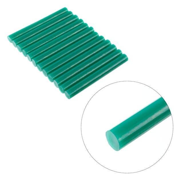 Комплект клейових стрижнів зелених, 11,2×100 мм, 12 шт. INTERTOOL RT-1056