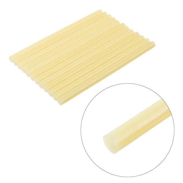 Комплект клейових стрижнів жовтих, 11,2×200 мм, 12 шт. INTERTOOL RT-1021