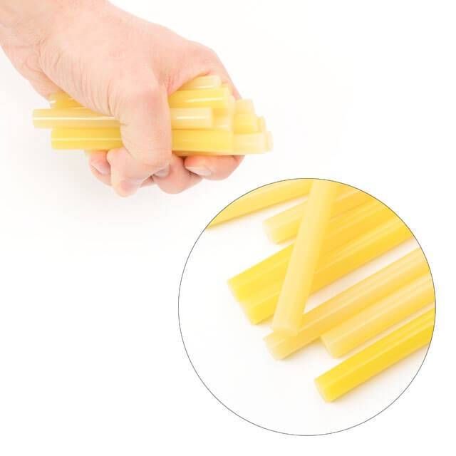 Комплект клейових стрижнів жовтих, 11,2×100 мм, 12 шт. INTERTOOL RT-1049