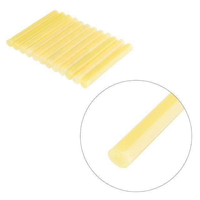 Комплект клейових стрижнів жовтих, 11,2×100 мм, 12 шт. INTERTOOL RT-1049