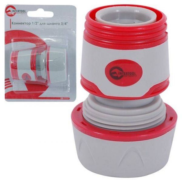 З'єднувач 1/2" для шланга 3/4" INTERTOOL GE-1117