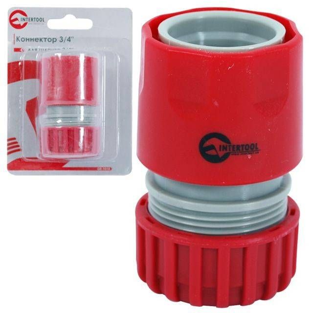 З'єднувач 3/4" для шланга 3/4" INTERTOOL GE-1018