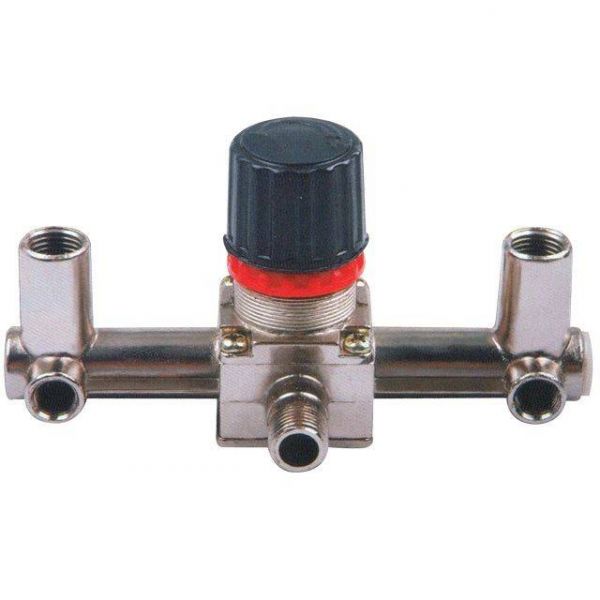 Контрольно-розподільний блок компресора, з регулятором тиску INTERTOOL PT-9091