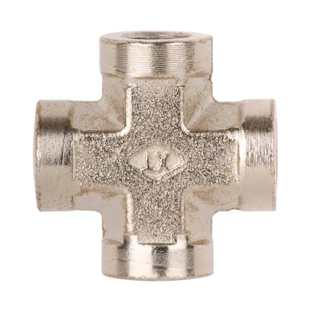 З'єднання хрестове зі внутрішньою різьбою 1/4" INTERTOOL PT-1864