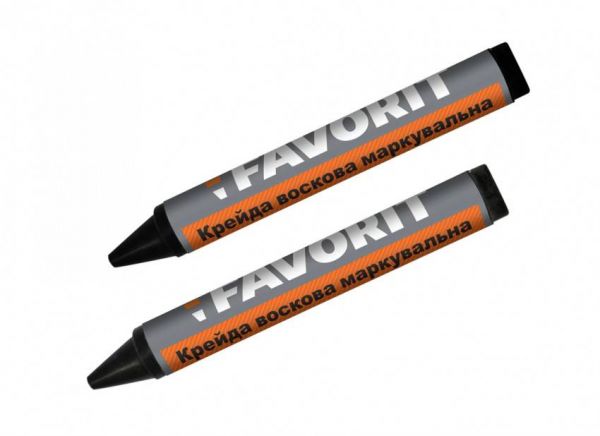 Крейда воскова маркувальна, чорна.2 шт Крейда воскова маркувальна, чорна.2 шт