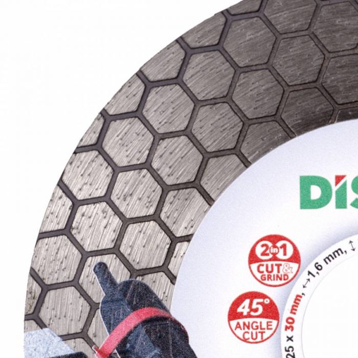 Круг алмазний вiдрiзний 1A1R 125x1,6/1,2x25x30 Edge Dry Slider