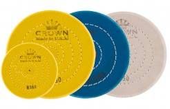 Коло муслінове жовте CROWN -150 мм, 60 шарів.