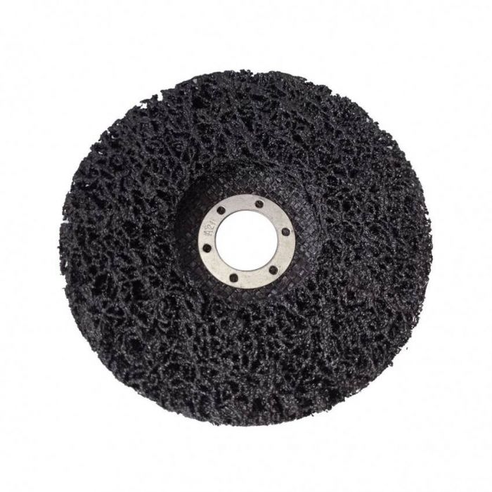 Круг нетканий зачисний корал TITAN ABRASIVE 125*22.23 (P46) T27 м'який/soft (чорний)