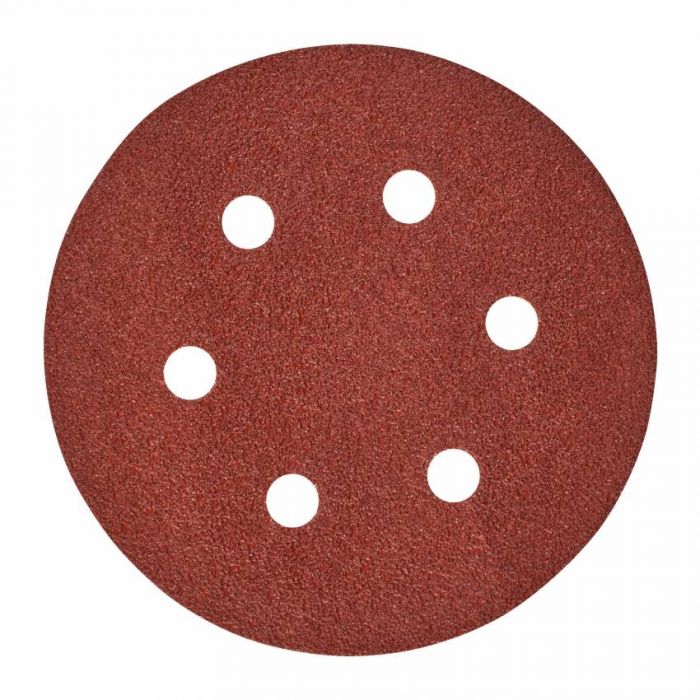 Коло шліфувальне 6 відп. MILWAUKEE, Ø150мм, зерно 240, (5шт)