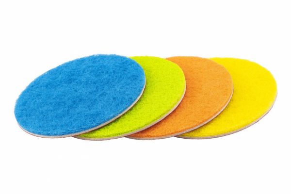 Круги шліфувальні на липучці Скотч Брайт" 125 мм (240, 320, 600, 1000) 4шт