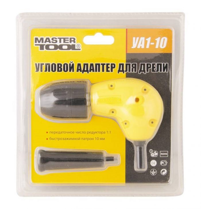 Кутовий адаптер для дриля MasterTool, Арт.: УА1-10