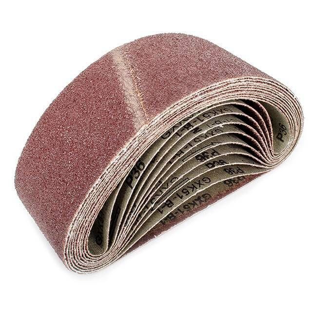 Стрічка шліфувальна , 75×533 мм, зерно K36, 10 шт. INTERTOOL BT-0403