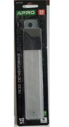 Лезо сегментоване 25мм 0.7мм сталь SK2 APRO