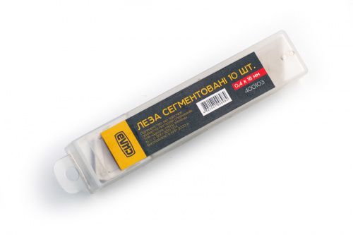 Леза змінні сегментовані 18мм (10шт) СИЛА