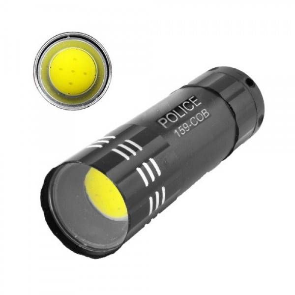 Ліхтар Police 159-COB, 3хААA, ремінець на руку, чорний