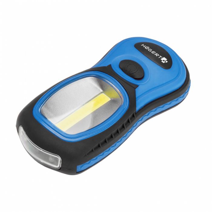 Ліхтар світлодіодний COB 3W HOEGERT пластик ABS HT1E402