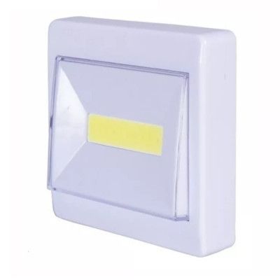 Ліхтар вимикач на стіну, від батарей, підвіс, магніт, скотч WD406-COB